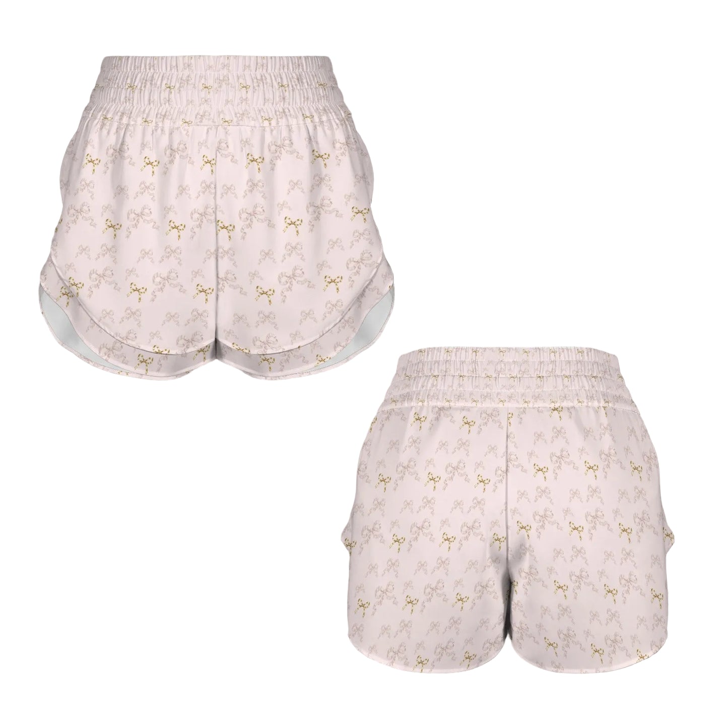 Flared Layered Shorts - Collection 1 - Rococo Blush