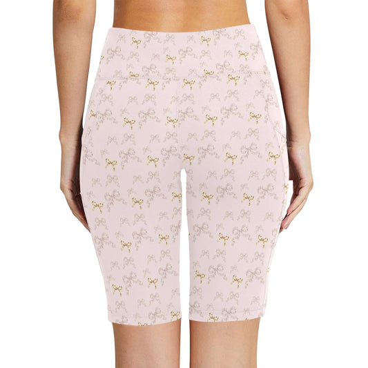High Waist Yoga Shorts - Collection 1 - Rococo Blush