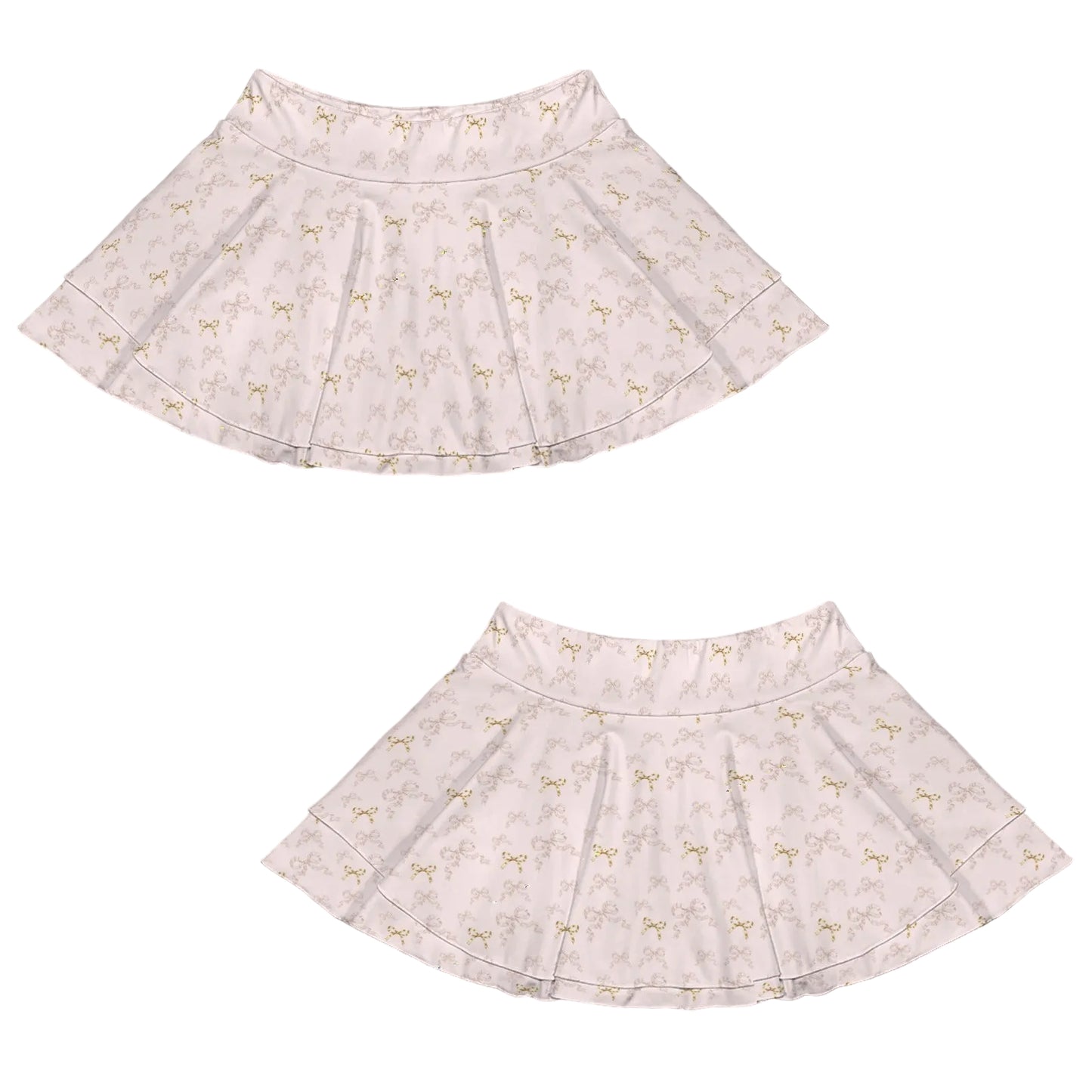 Double Layer Tennis Skirt - Collection 1 - Rococo Blush
