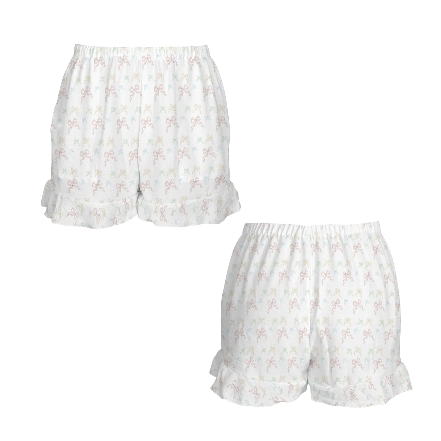 Ruffle Hem Shorts - Collection I - Rococo Bows