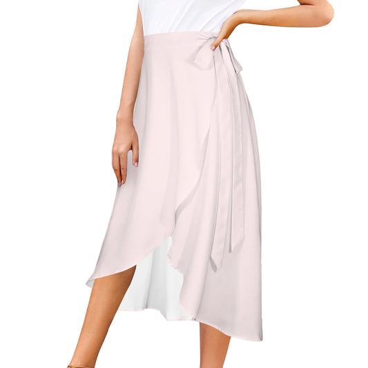 Wrap Midi Skirt - Mignard