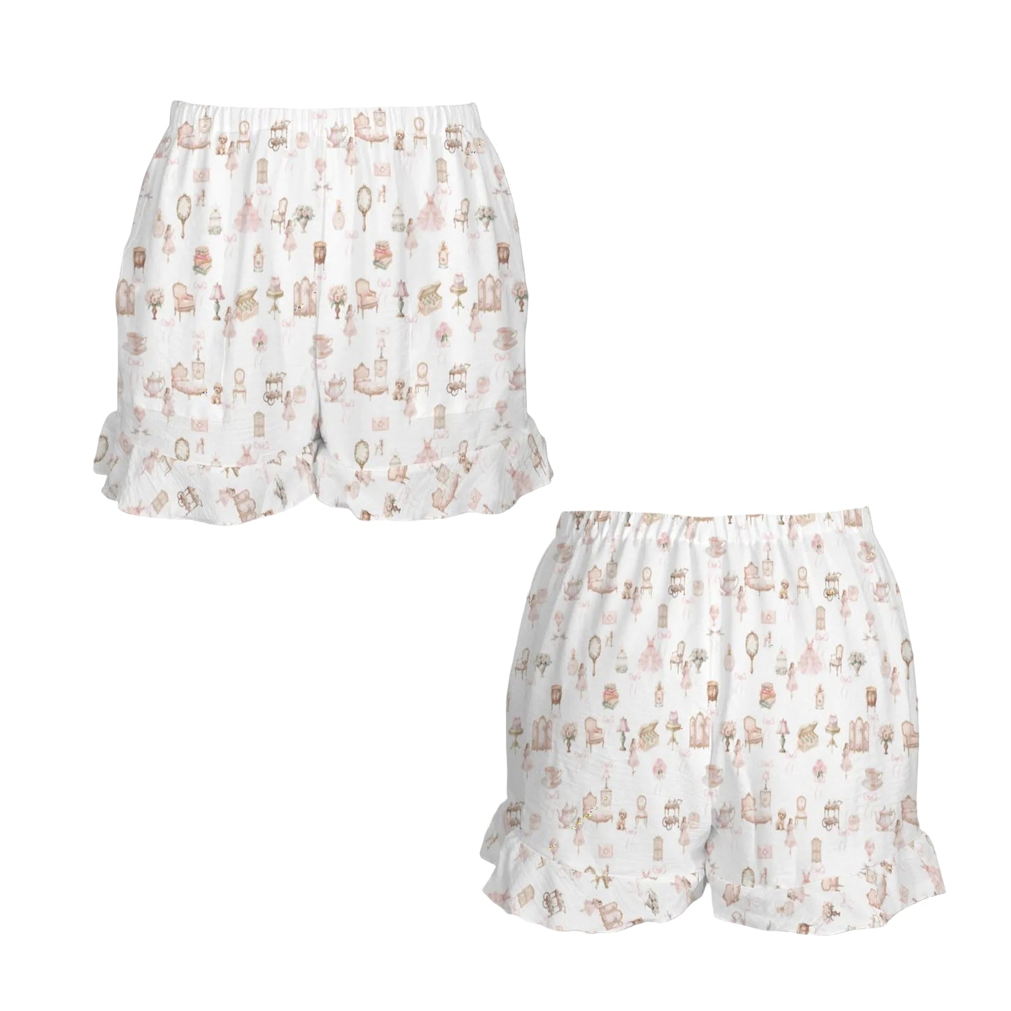 Ruffle Hem Shorts - Arabella's Tiny World