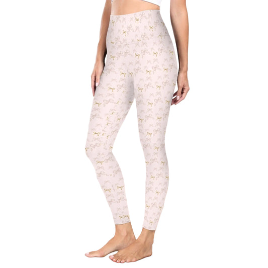 High Waist Leggings - Collection 1 - Rococo Blush