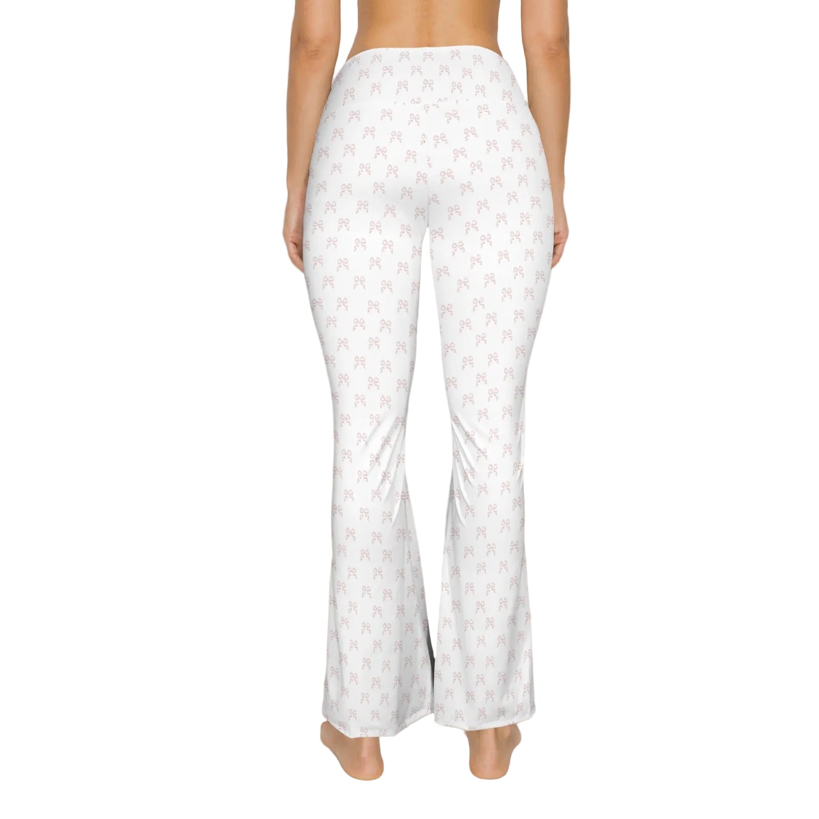 High Waist Flare Leggings - Collection 1 - Rococo Blush Petite