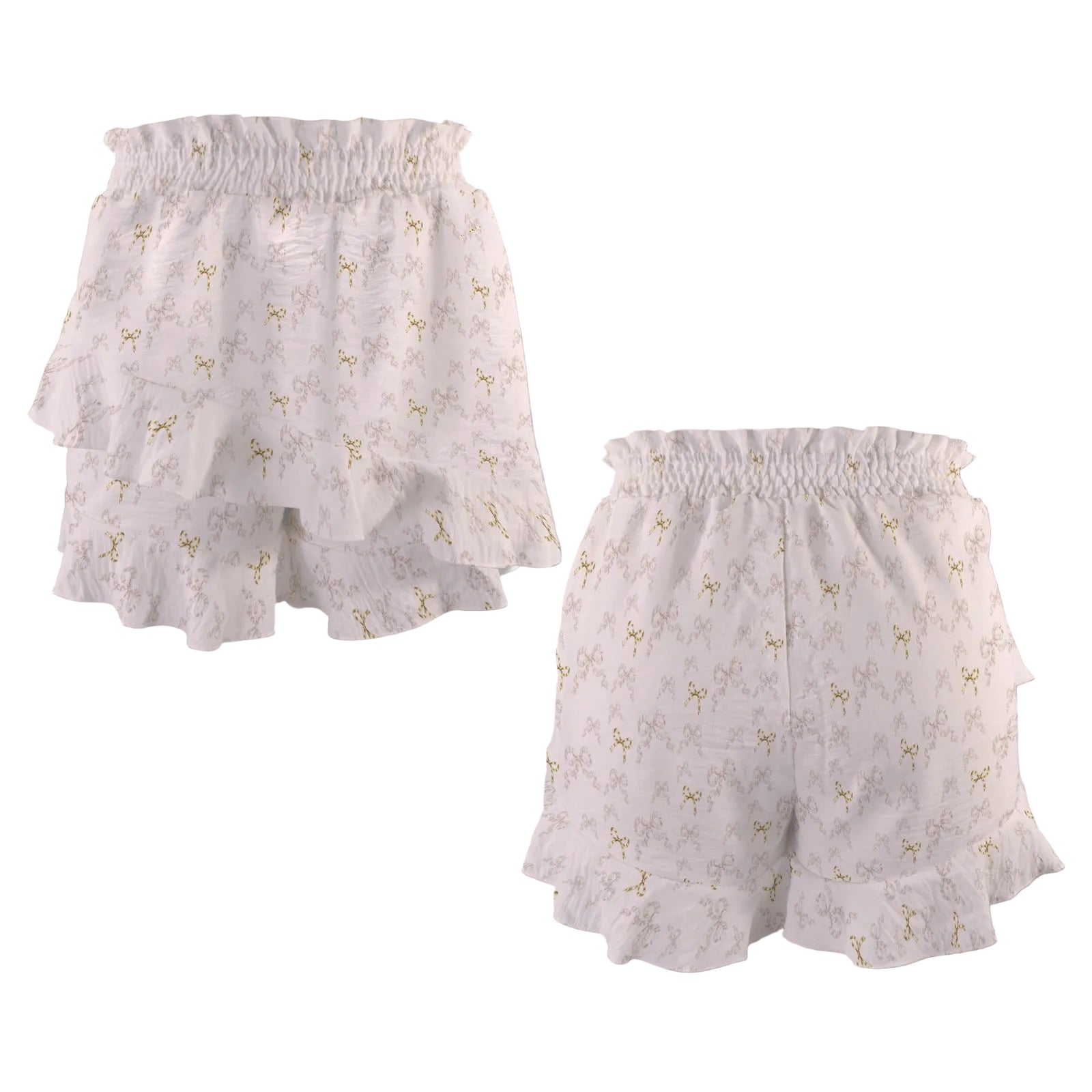 Ruffle Front Shorts - Collection 1 - Rococo Blush