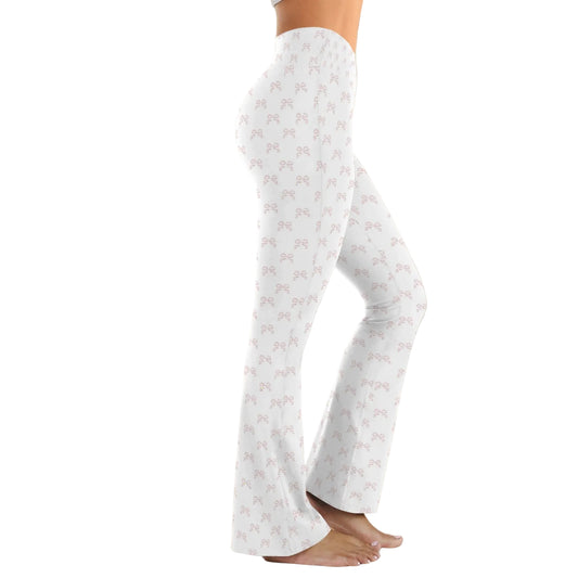 High Waist Flare Leggings - Collection 1 - Rococo Blush Petite