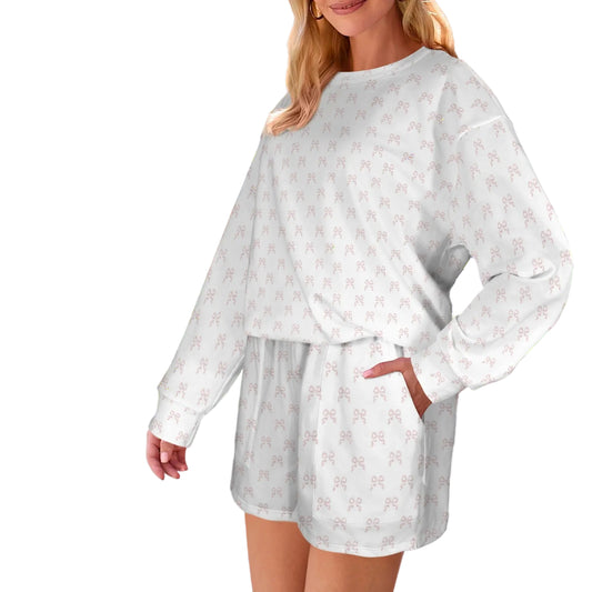 Sweatshirt & Shorts Set - Collection 1 - Rococo Blush Petite