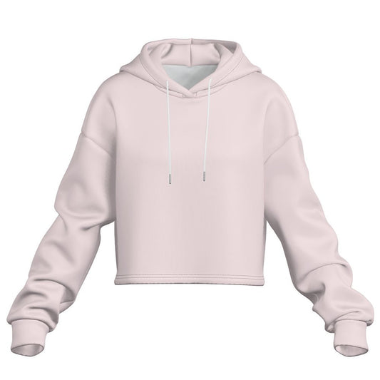 Custom Women's Cropped Long Sleeve Casual Hoodie