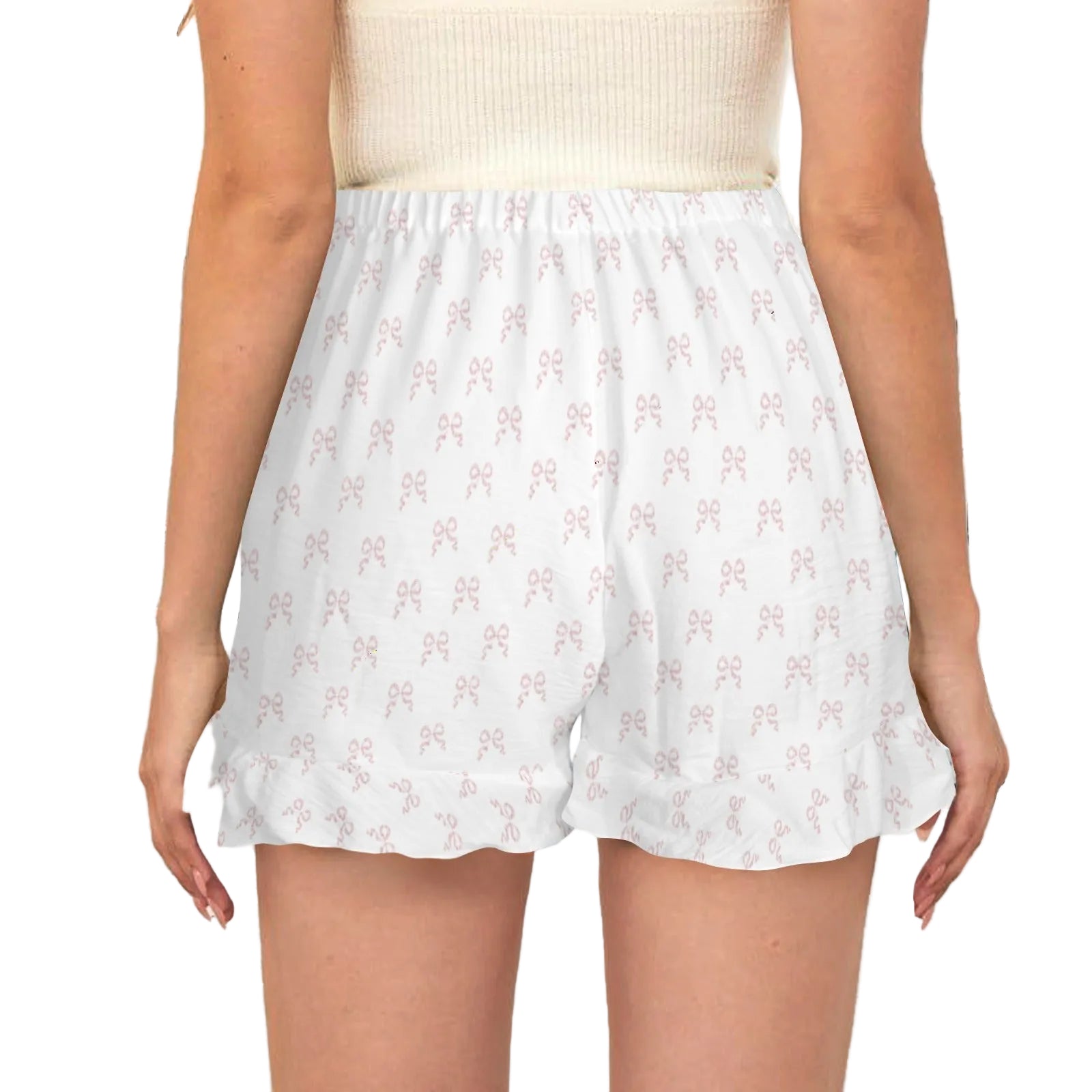 Ruffle Hem Shorts - Collection I - Rococo Blush Petite