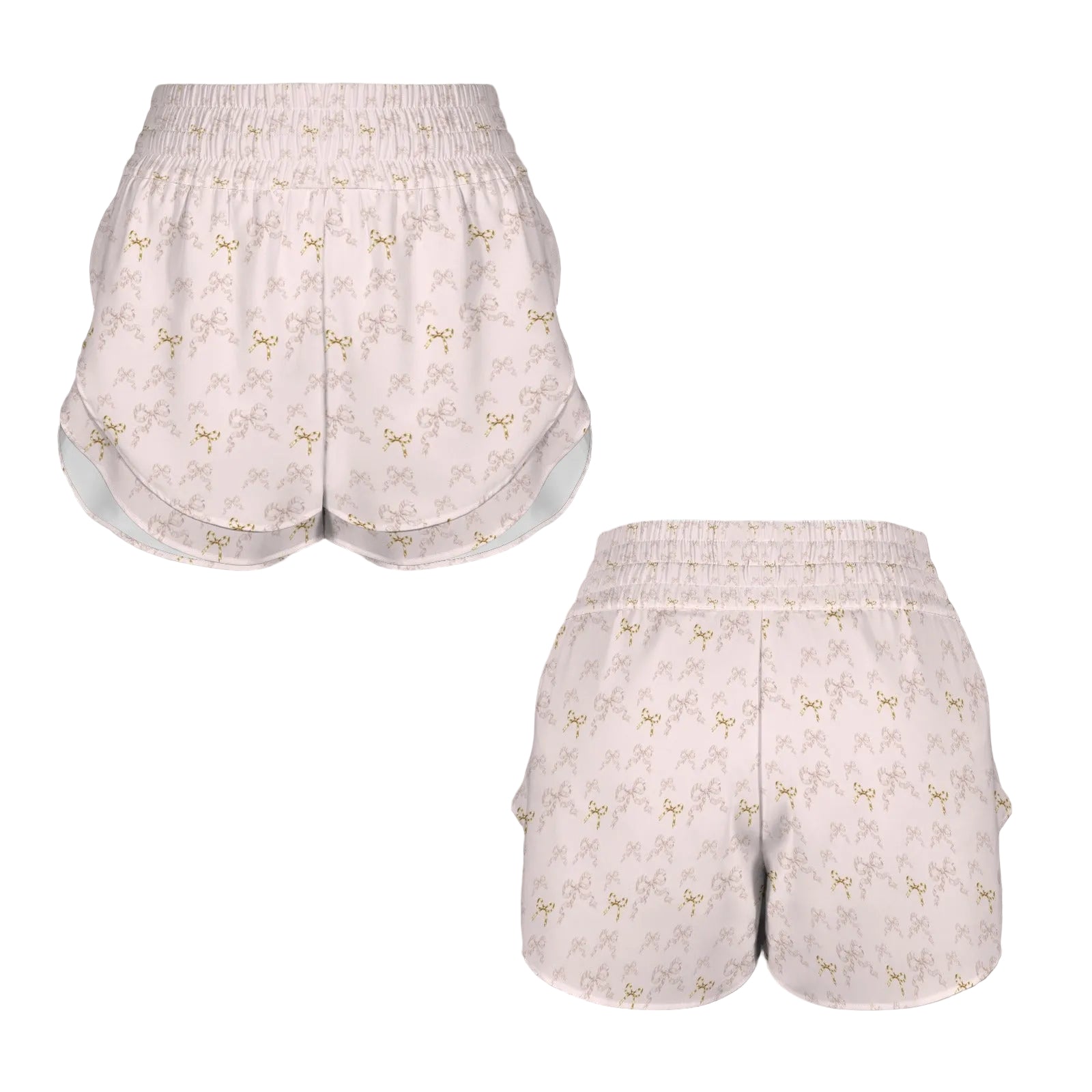 Flared Layered Shorts - Collection 1 - Rococo Blush