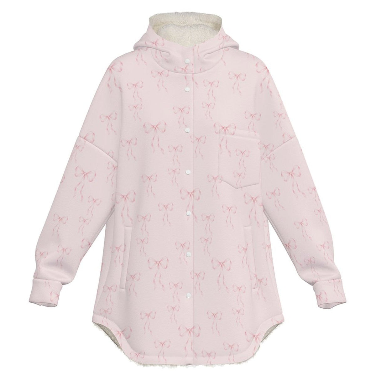 Custom Women's Fleece Double layered Long Sleeve Hoodies