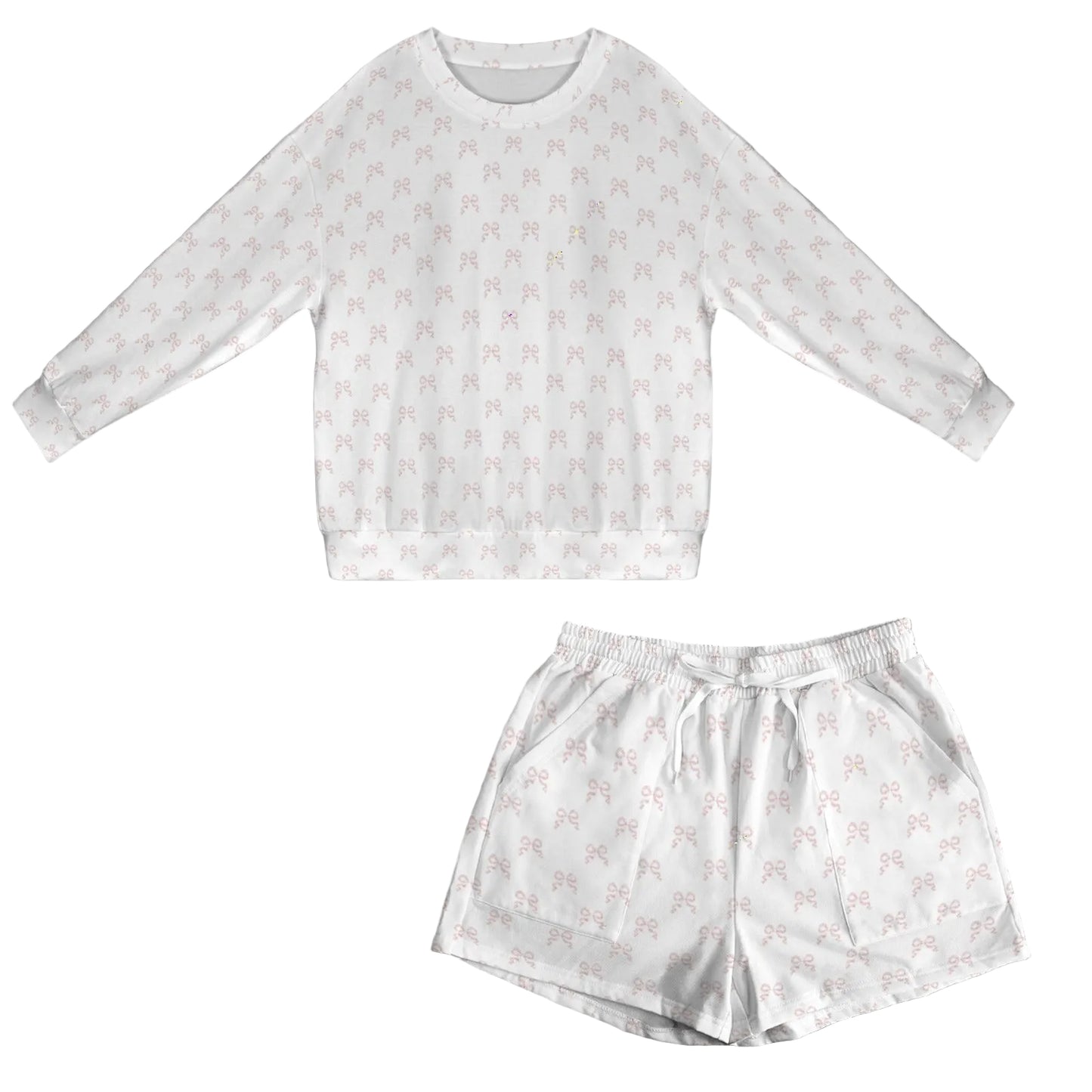 Sweatshirt & Shorts Set - Collection 1 - Rococo Blush Petite