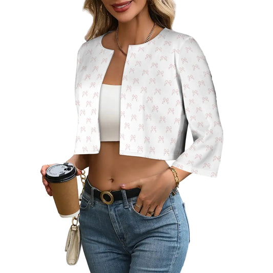Cropped Jacket - Collection I - Rococo Blush Petit