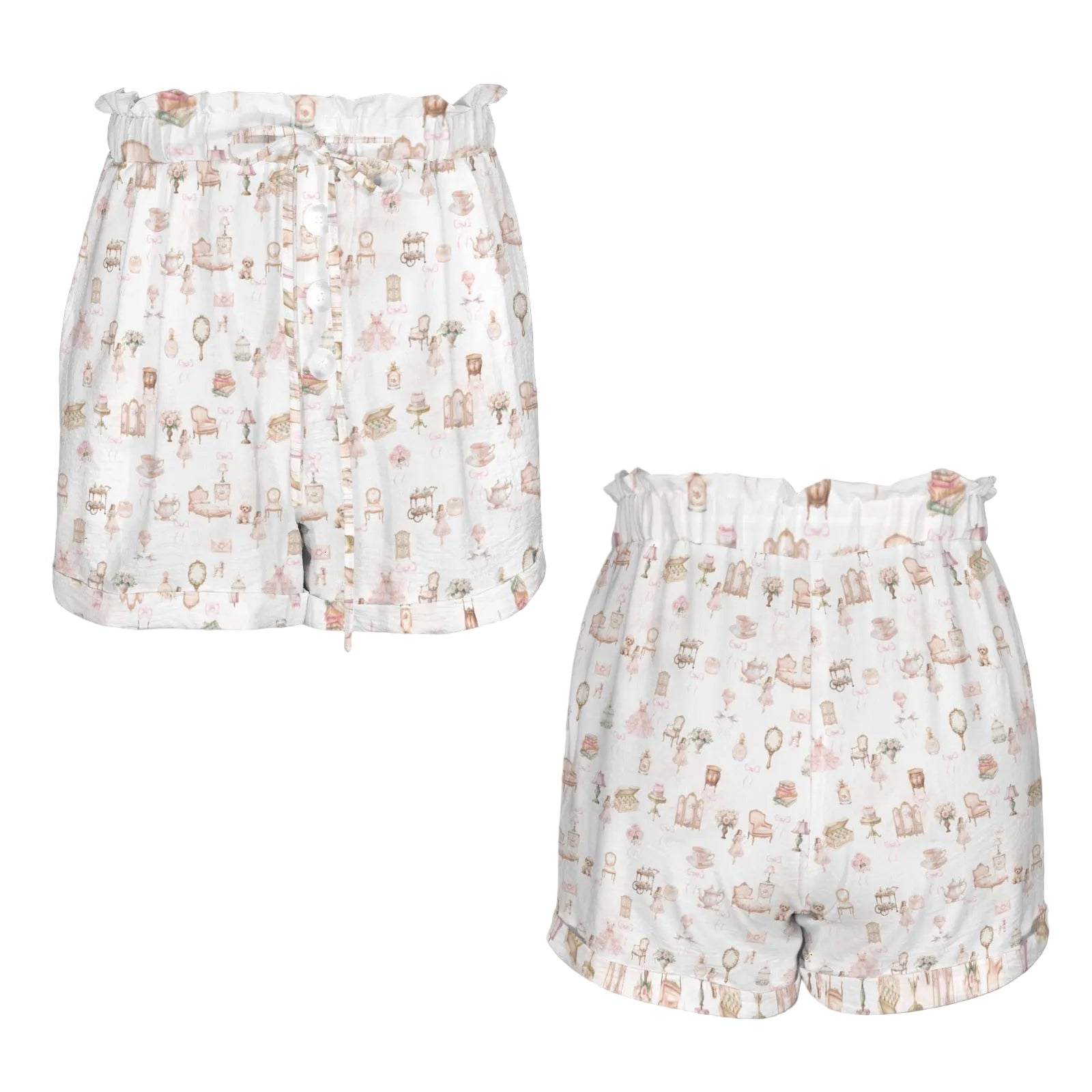Ruched Waist Shorts - Arabella's Tiny World