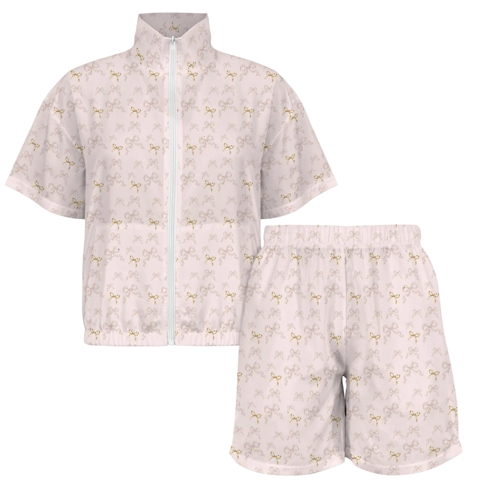 Windbreaker Jacket & Shorts - Collection 1 - Rococo Blush