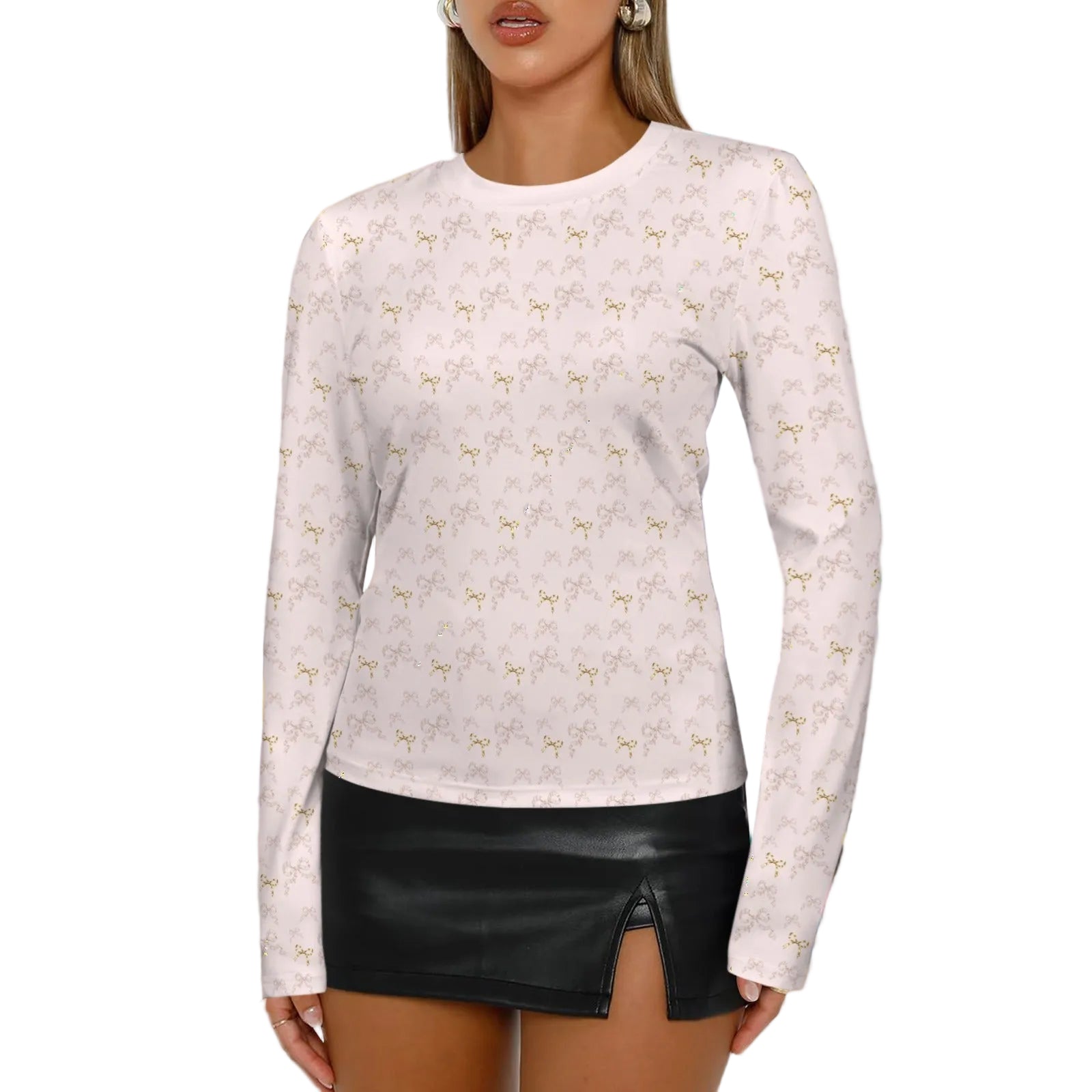 Long Sleeve Top - Rococo Blush