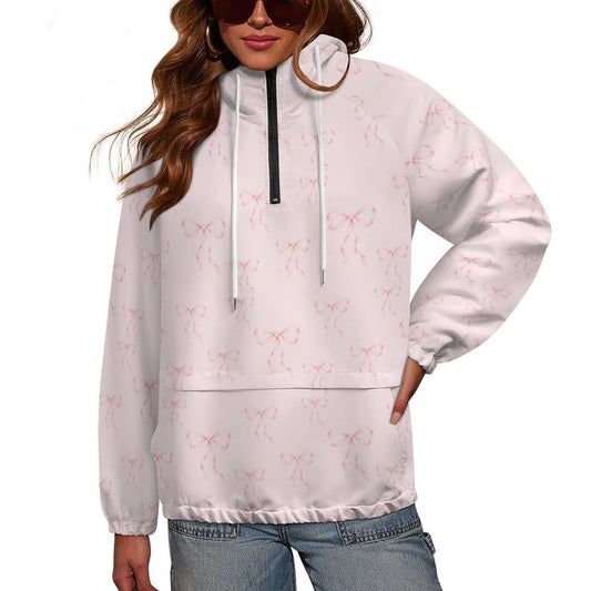 Custom Women's Long Sleeve Zipper Hoodies With Pocket