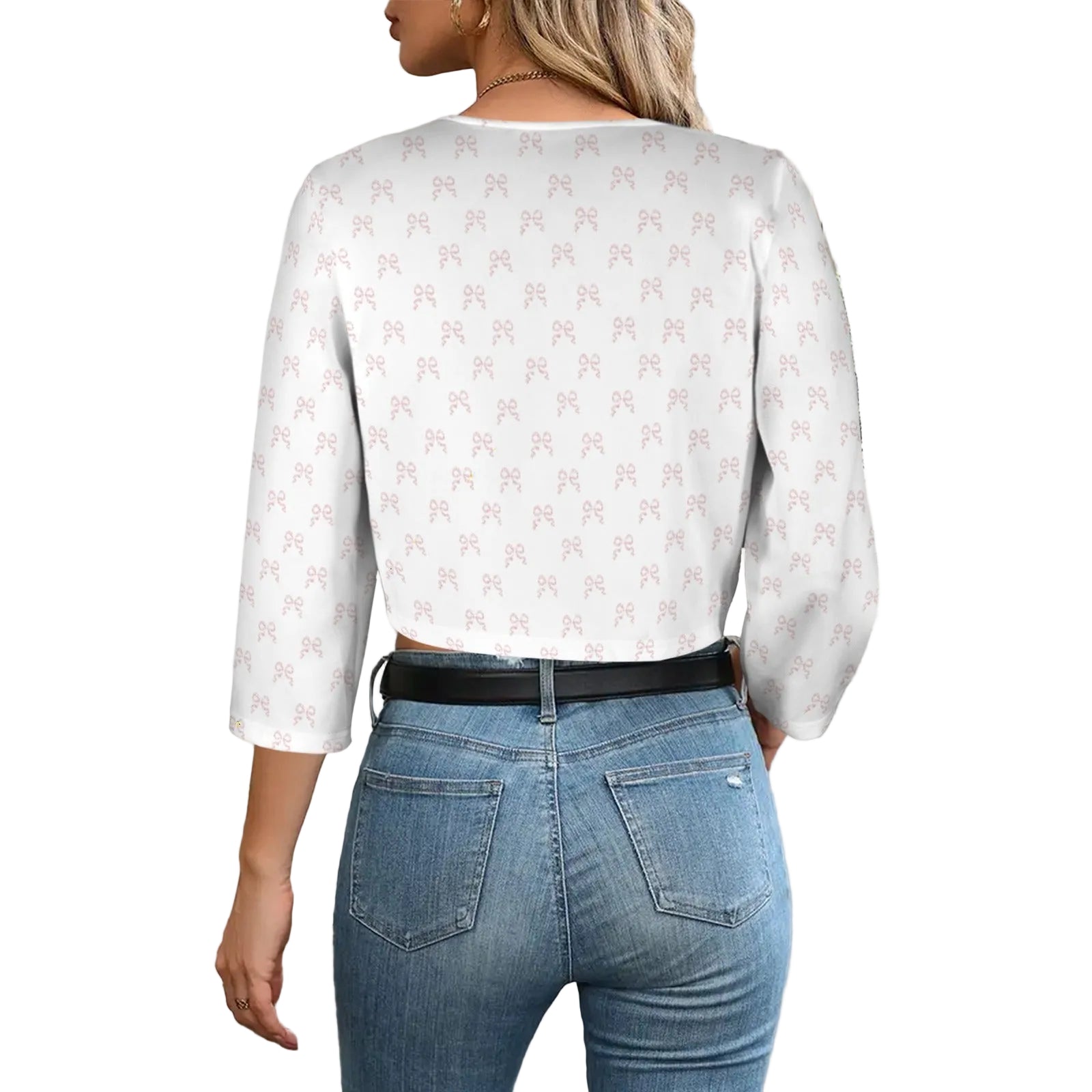 Cropped Jacket - Collection I - Rococo Blush Petit