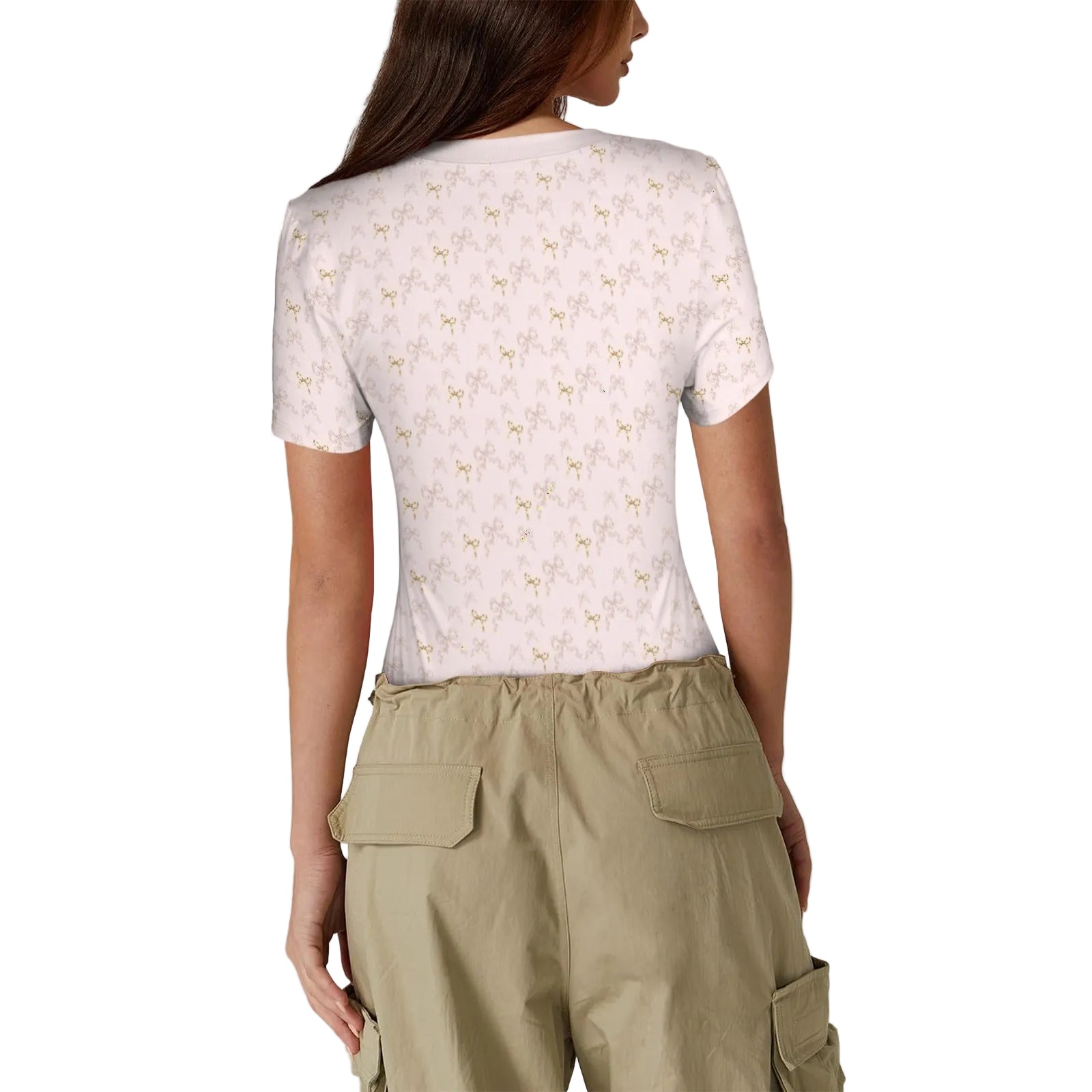 Short Sleeve Bodysuit - Rococo Blush