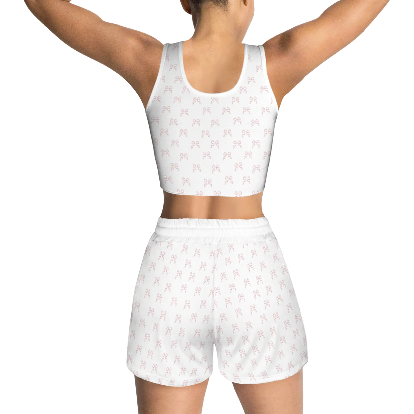 Fitted Tank & Sports Shorts Set - Collection 1 - Rococo Blush Petite