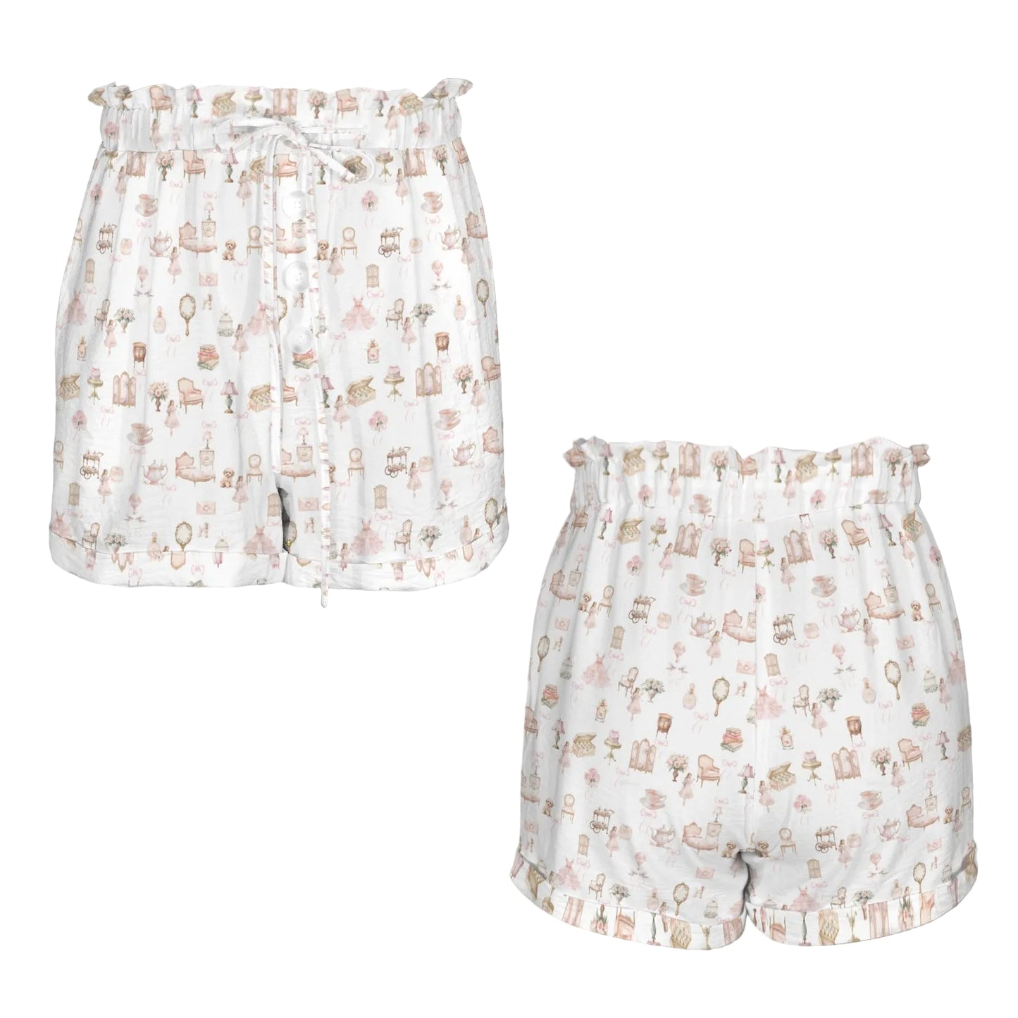 Ruched Waist Shorts - Arabella's Tiny World