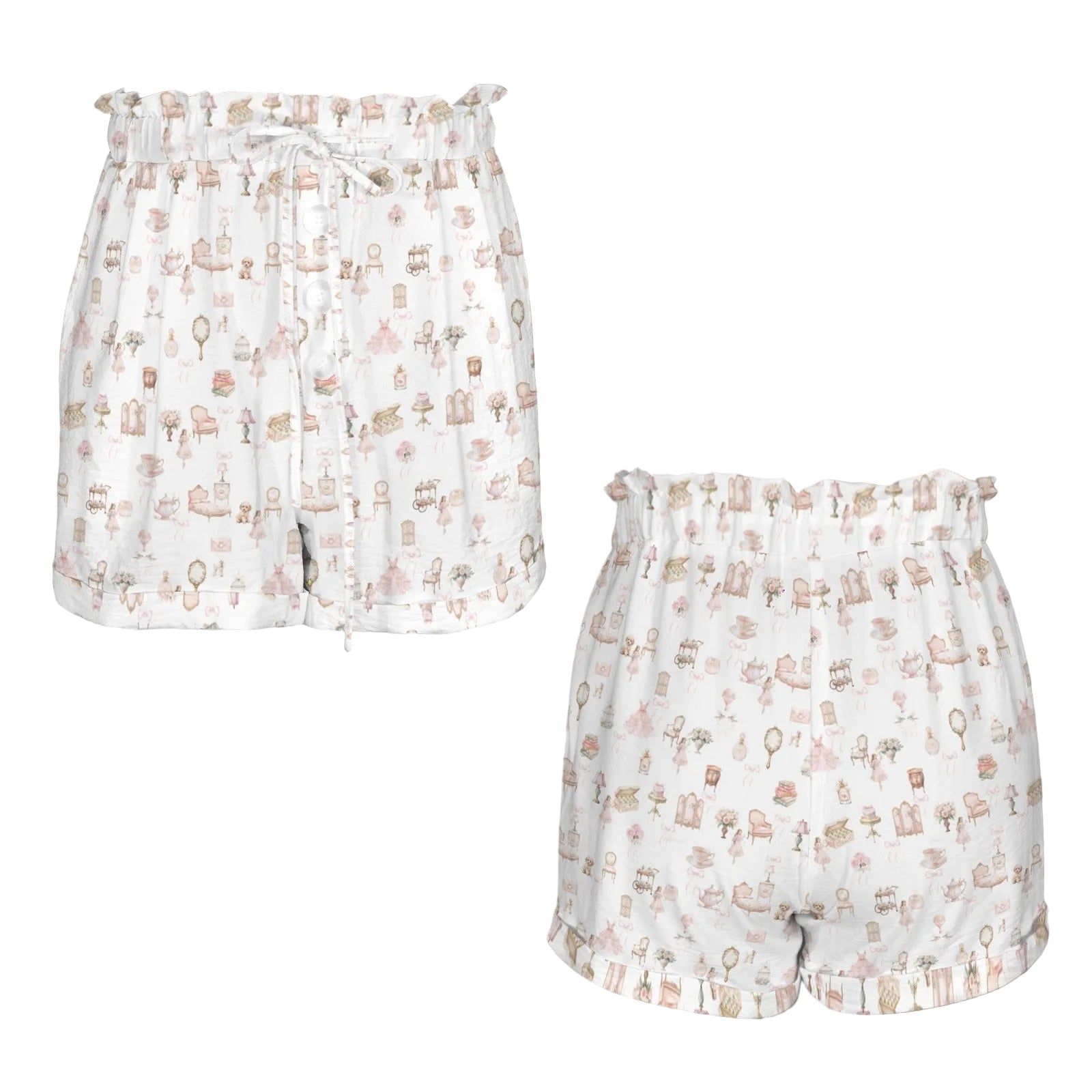 Ruched Waist Shorts - Arabella's Tiny World