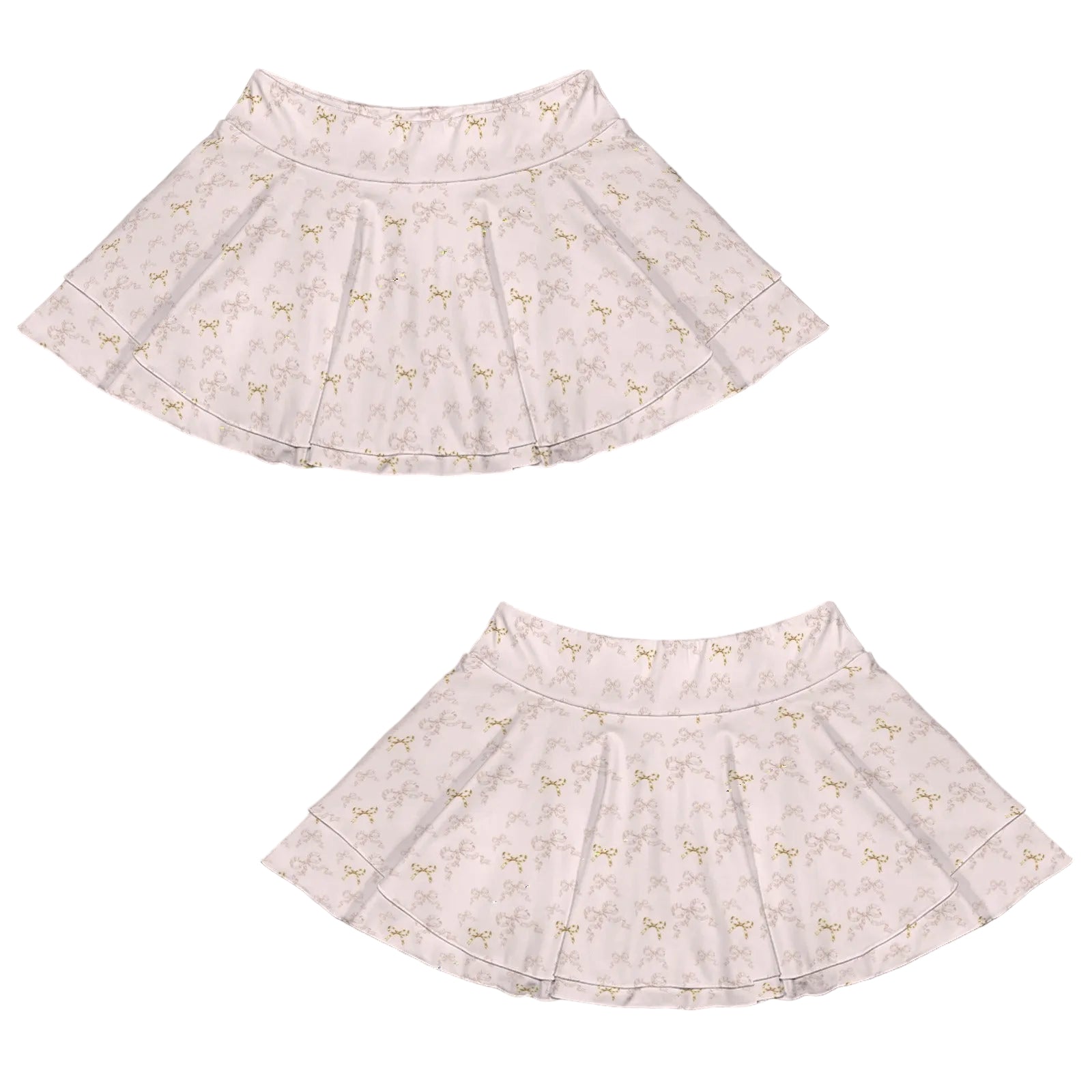 Double Layer Tennis Skirt - Collection 1 - Rococo Blush
