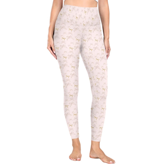 High Waist Leggings - Collection 1 - Rococo Blush