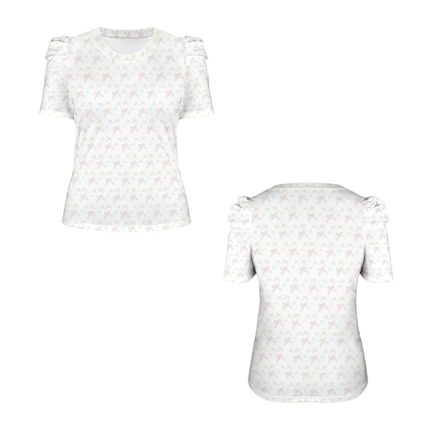 Puffy Sleeve Top - Collection I - Rococo Bows