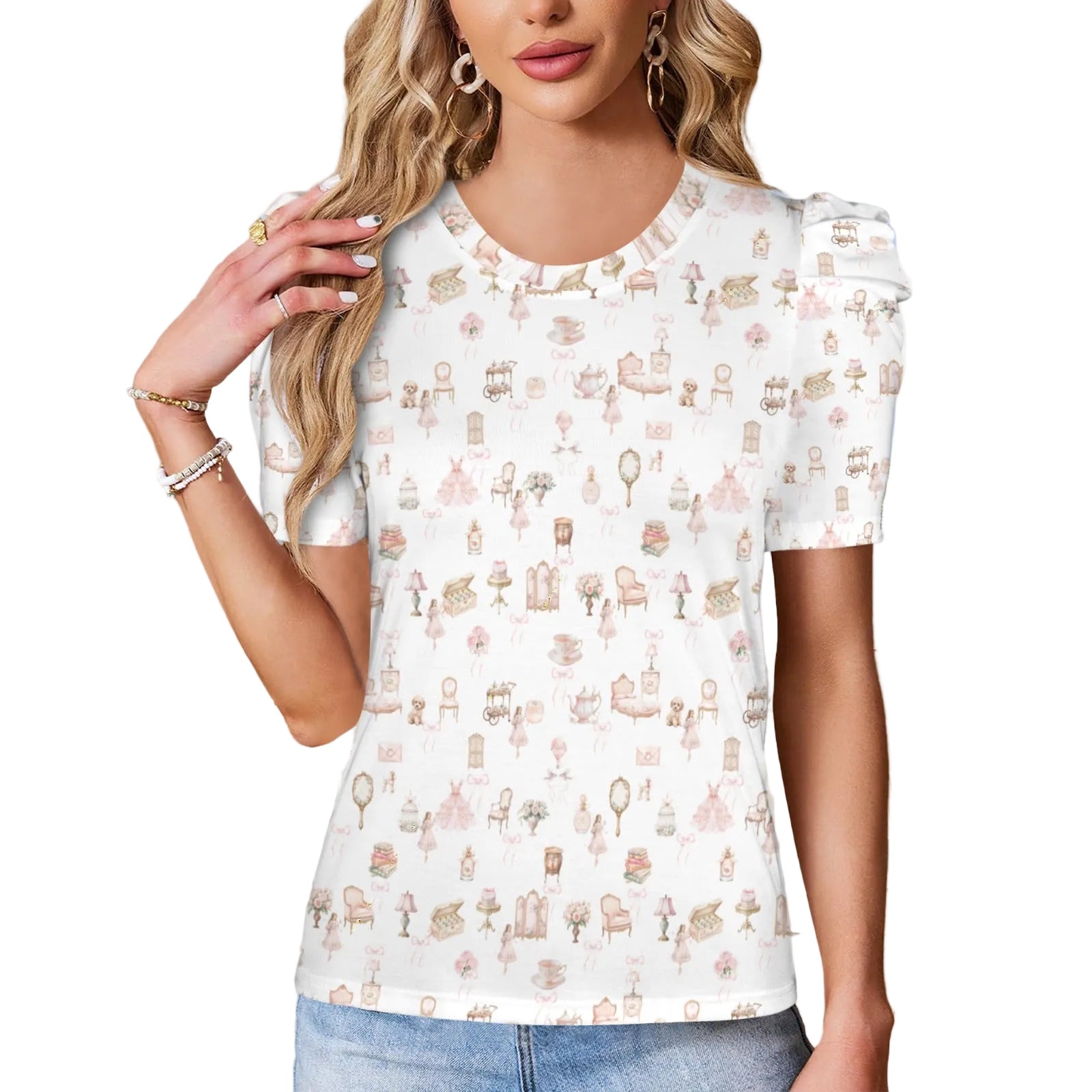 Puffy Sleeve Top - Arabella's Tiny World