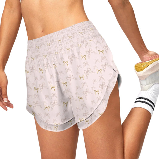 Flared Layered Shorts - Collection 1 - Rococo Blush