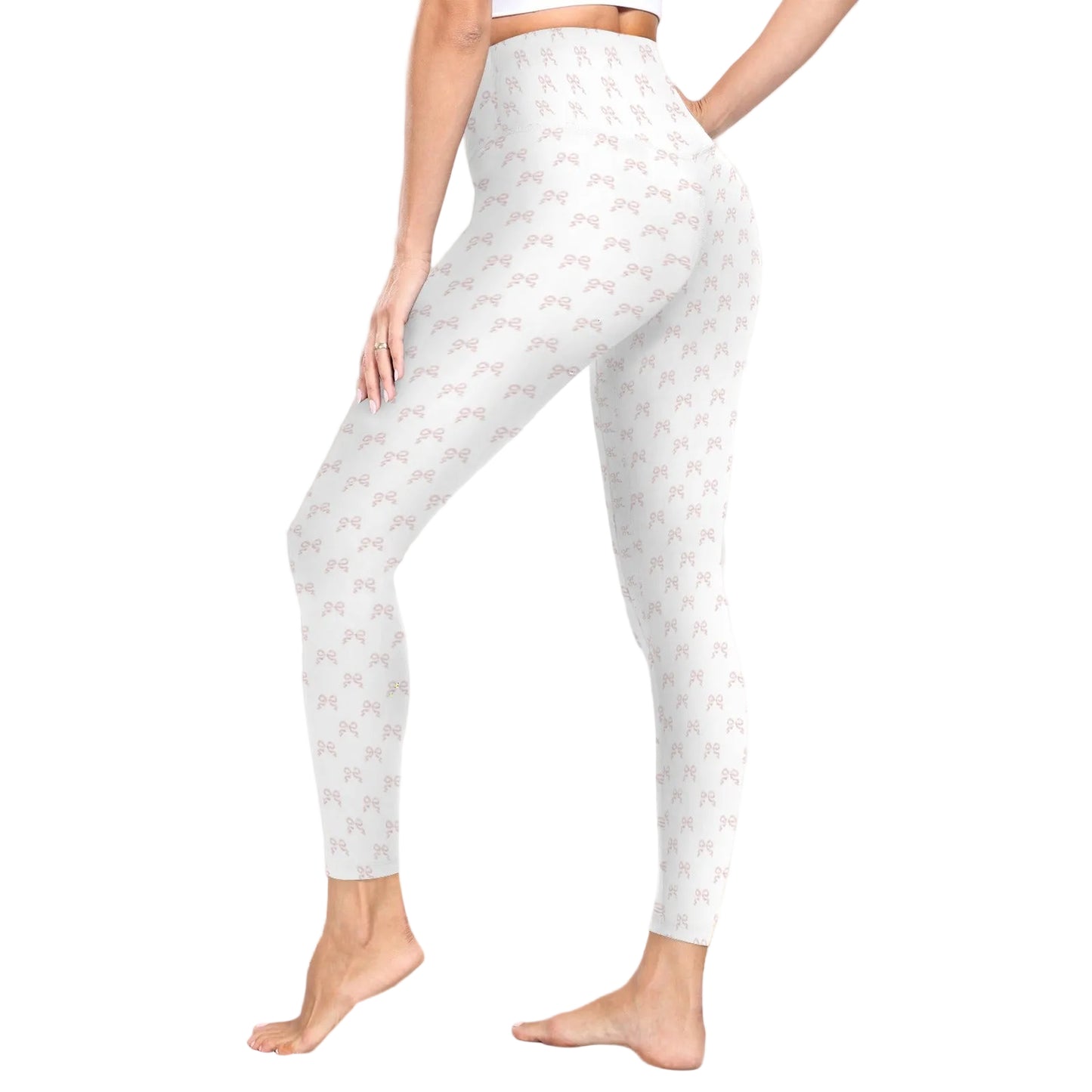 High Waist Leggings - Collection 1 - Rococo Blush Petite