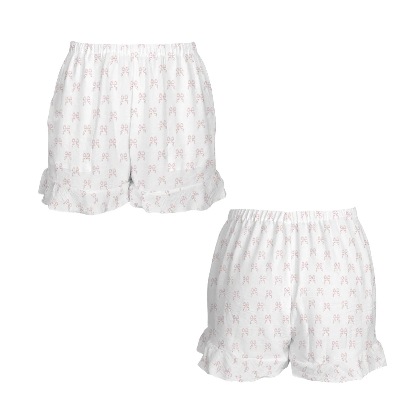 Ruffle Hem Shorts - Collection I - Rococo Blush Petite