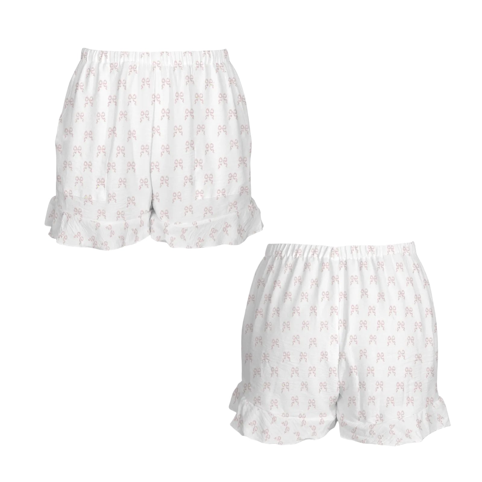 Ruffle Hem Shorts - Collection I - Rococo Blush Petite