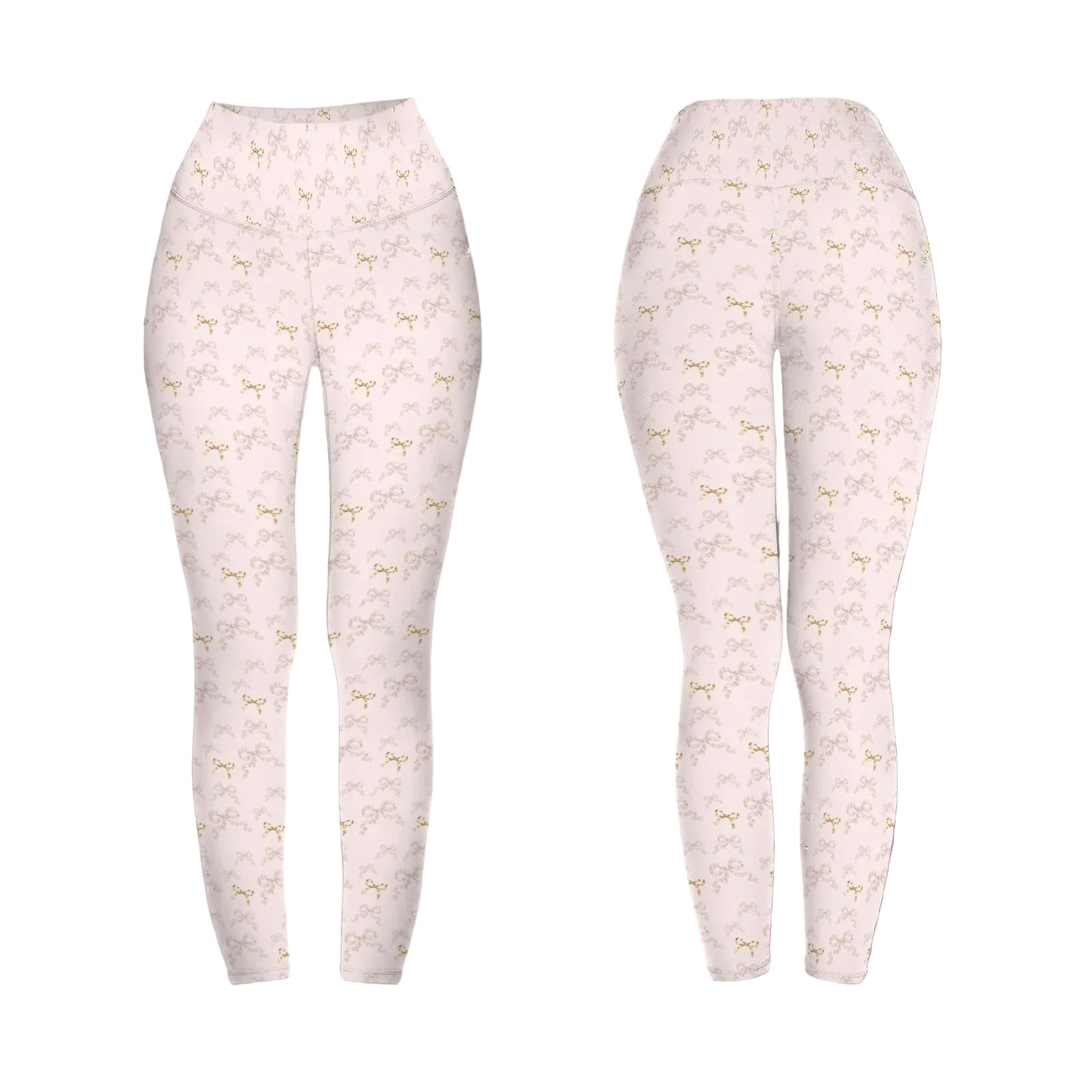 High Waist Leggings - Collection 1 - Rococo Blush
