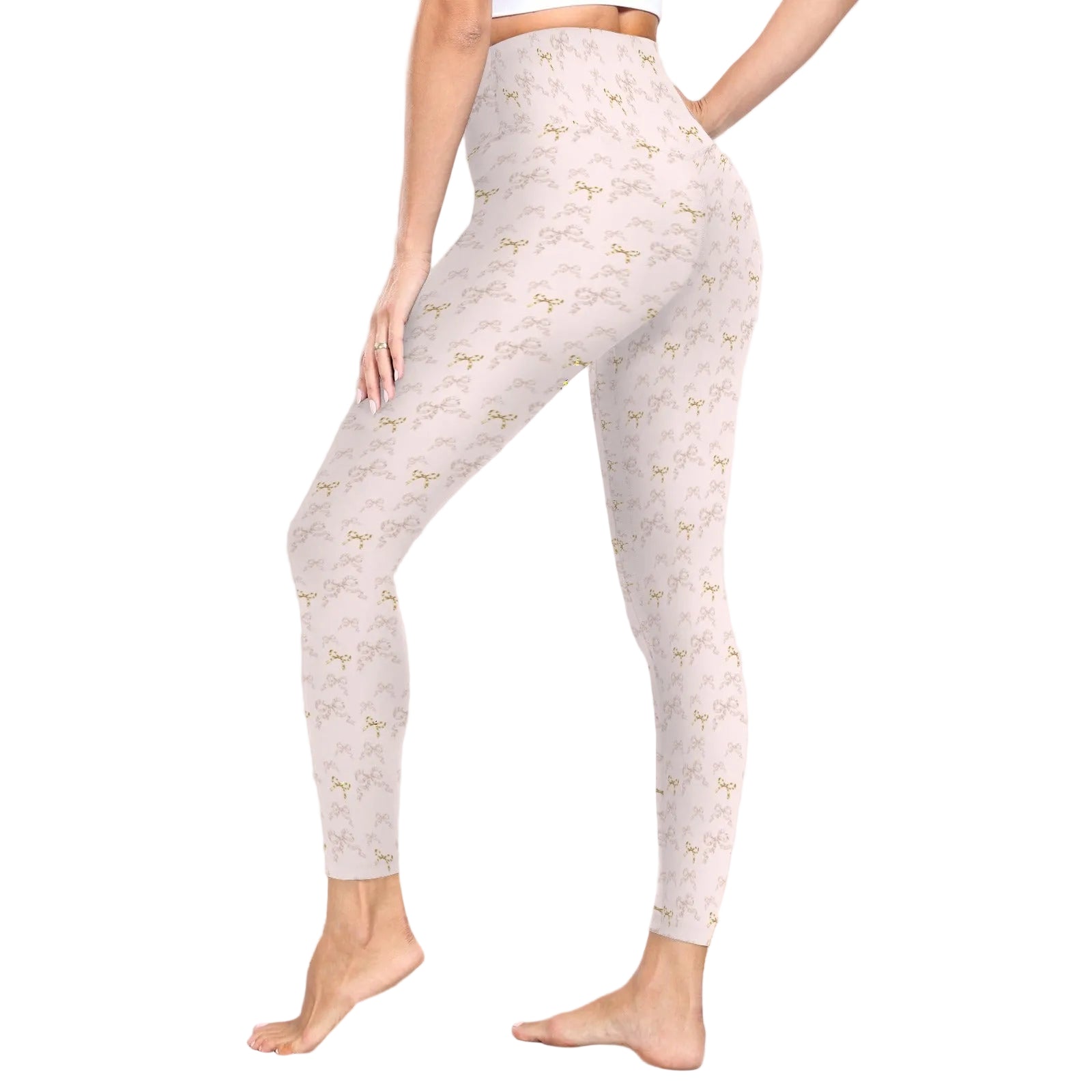 High Waist Leggings - Collection 1 - Rococo Blush