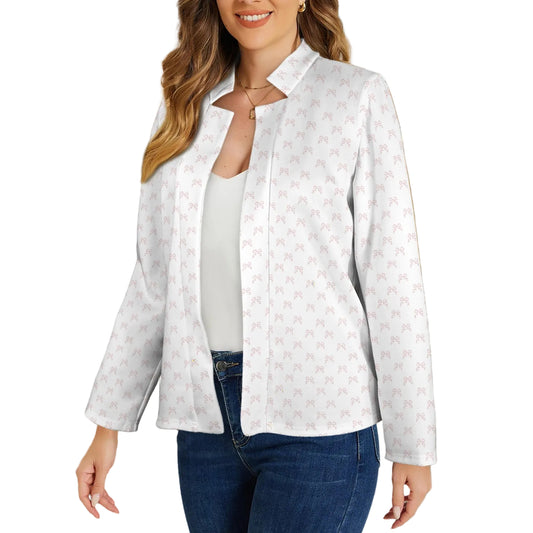 Open Front Coat - Rococo Blush Petite