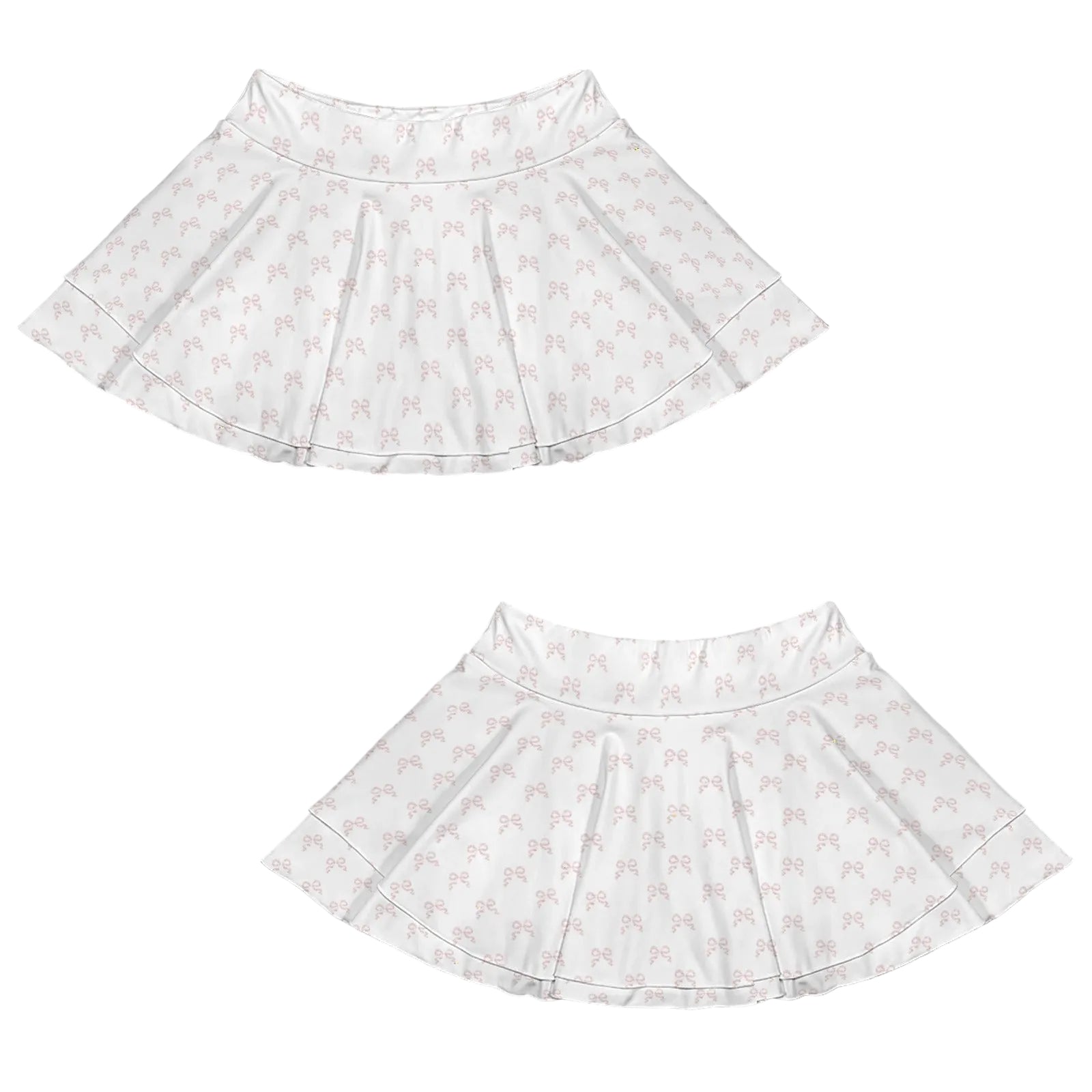 Double Layer Tennis Skirt - Collection 1 - Rococo Blush Petite