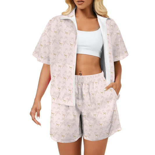 Windbreaker Jacket & Shorts - Collection 1 - Rococo Blush