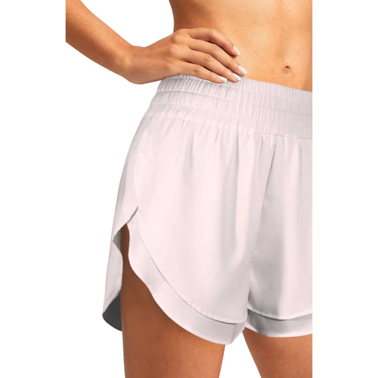 Layered Shorts - Blush