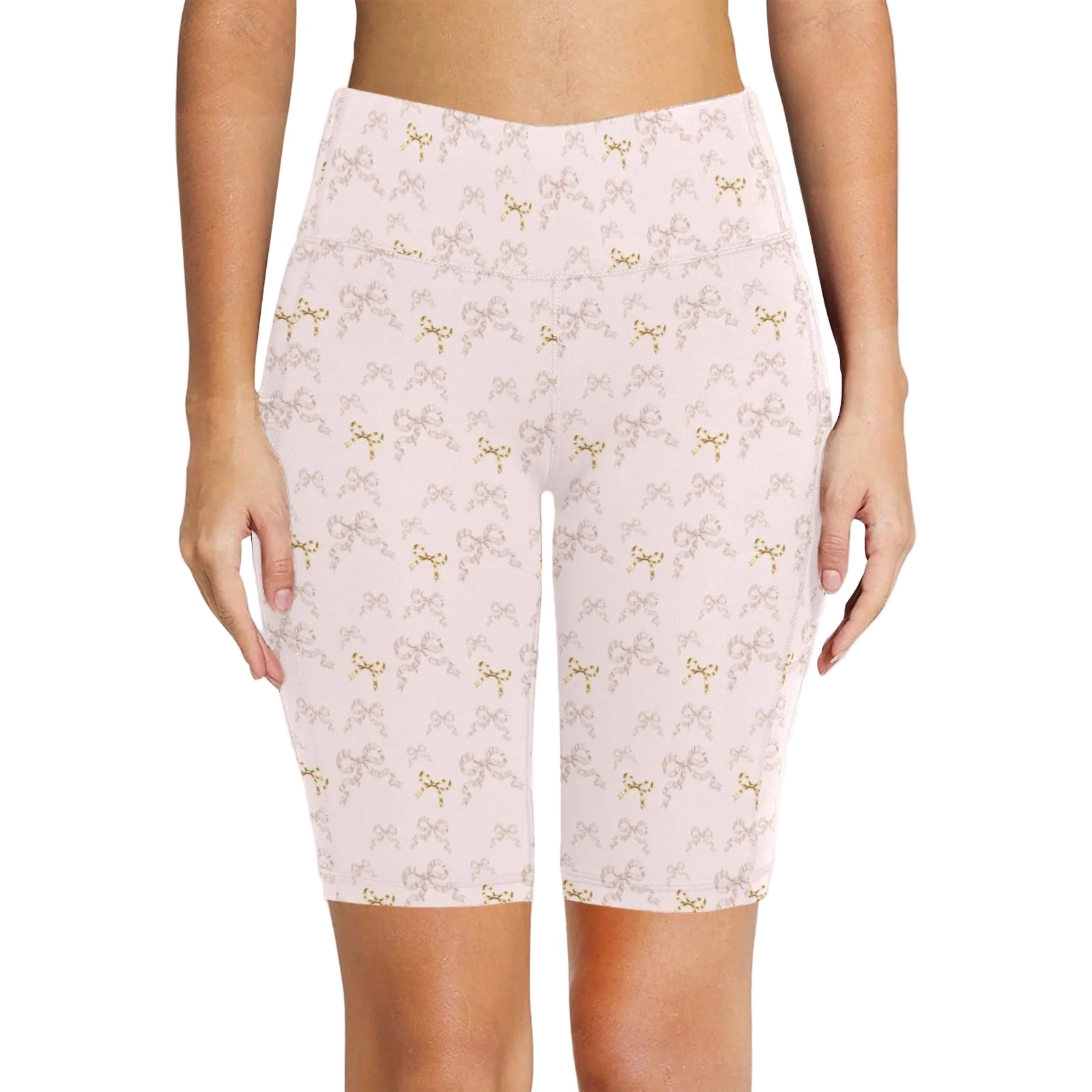 High Waist Yoga Shorts - Collection 1 - Rococo Blush