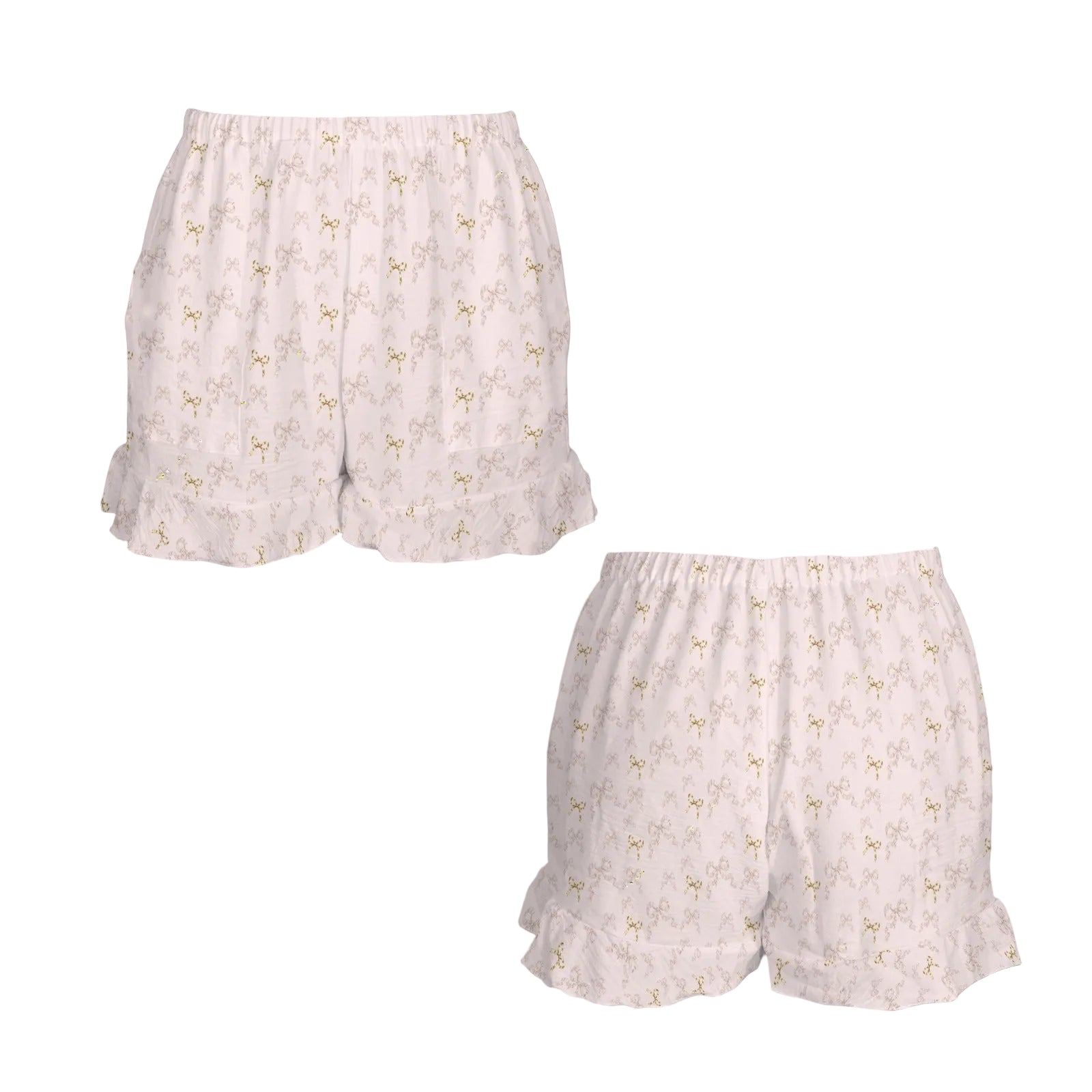 Ruffle Hem Shorts - Collection I - Rococo Blush