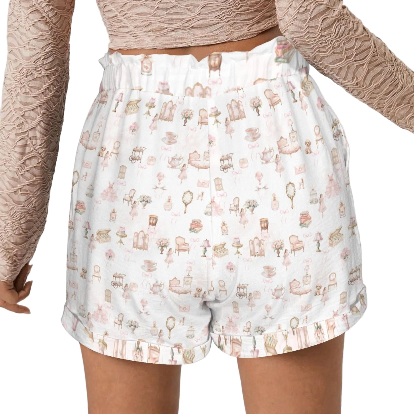 Ruched Waist Shorts - Arabella's Tiny World