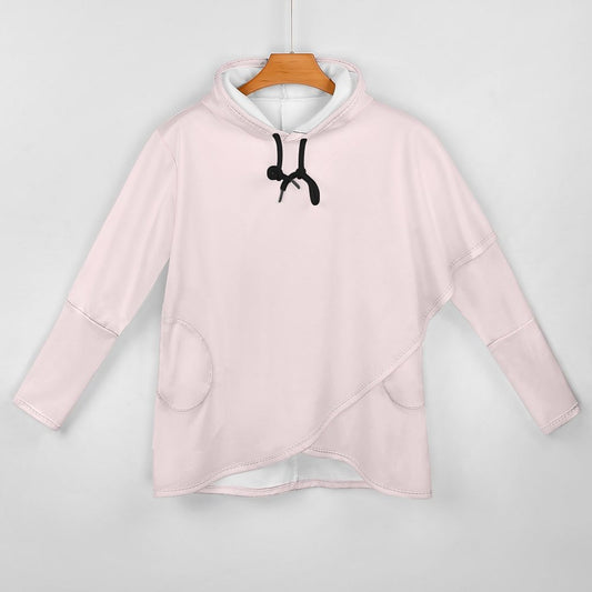 Custom Women Mid‑Length Long Sleeve Hoodie