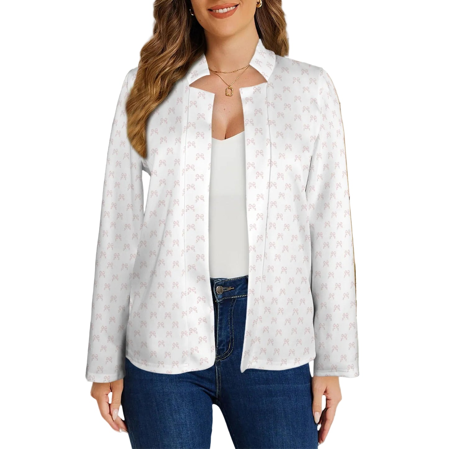 Open Front Coat - Rococo Blush Petite