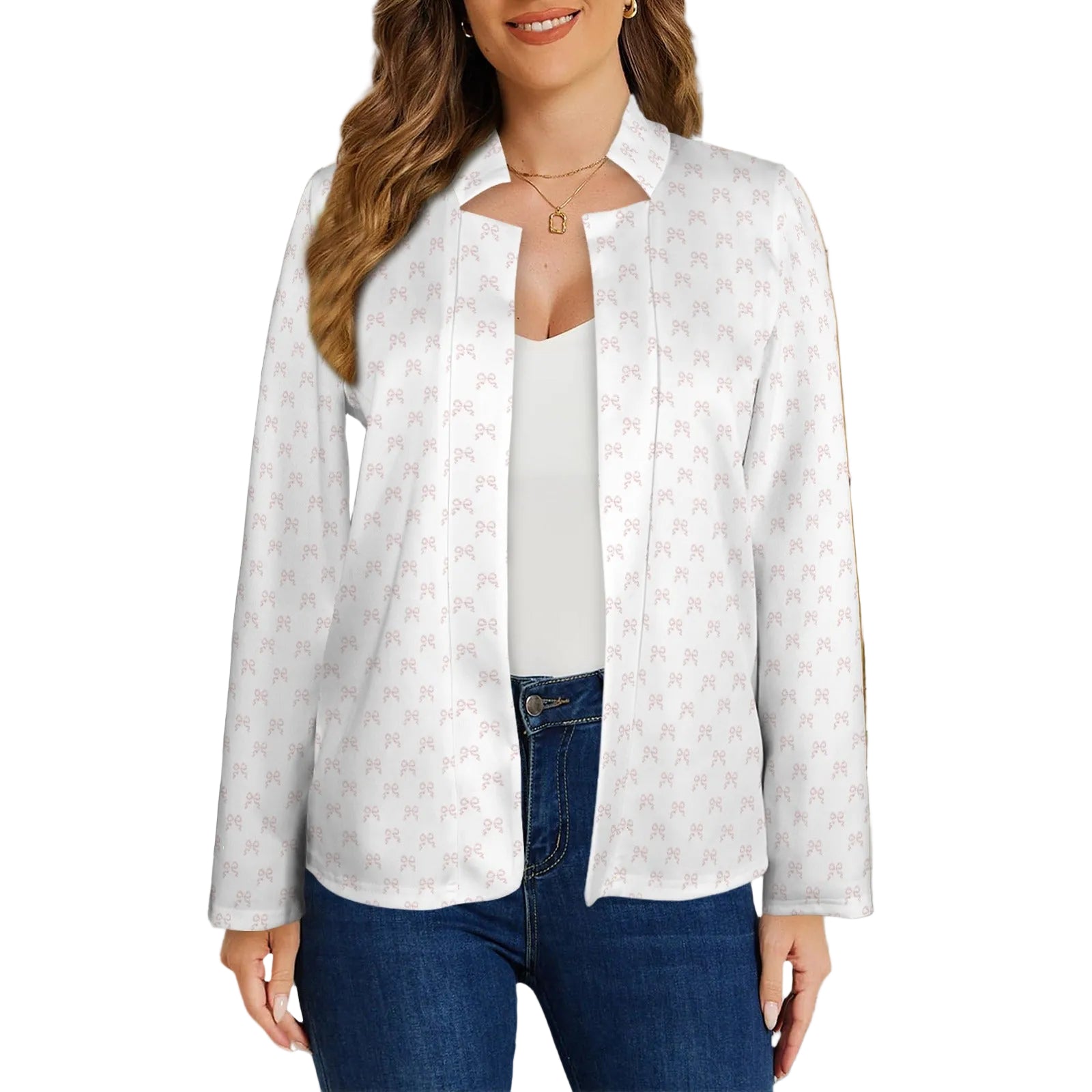 Open Front Coat - Rococo Blush Petite