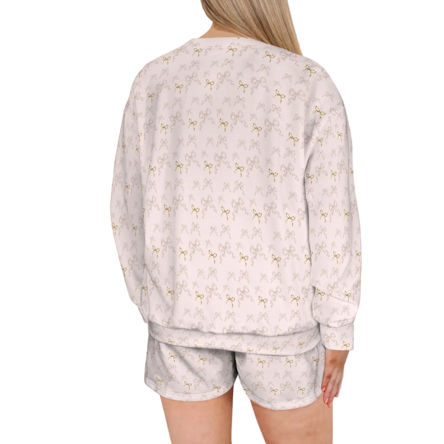 Sweatshirt & Shorts Set - Collection 1 - Rococo Blush