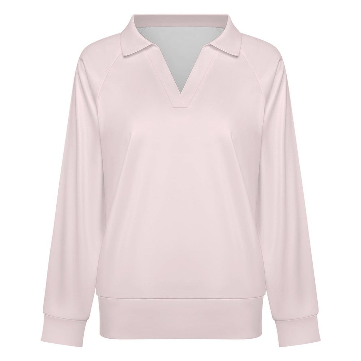Custom Women's Casual Long Sleeve V-Neck Sweatshirt