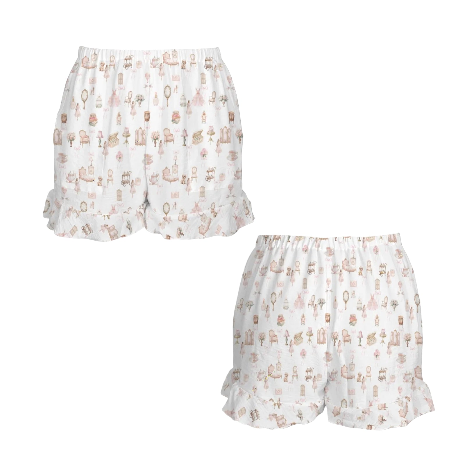 Ruffle Hem Shorts - Arabella's Tiny World