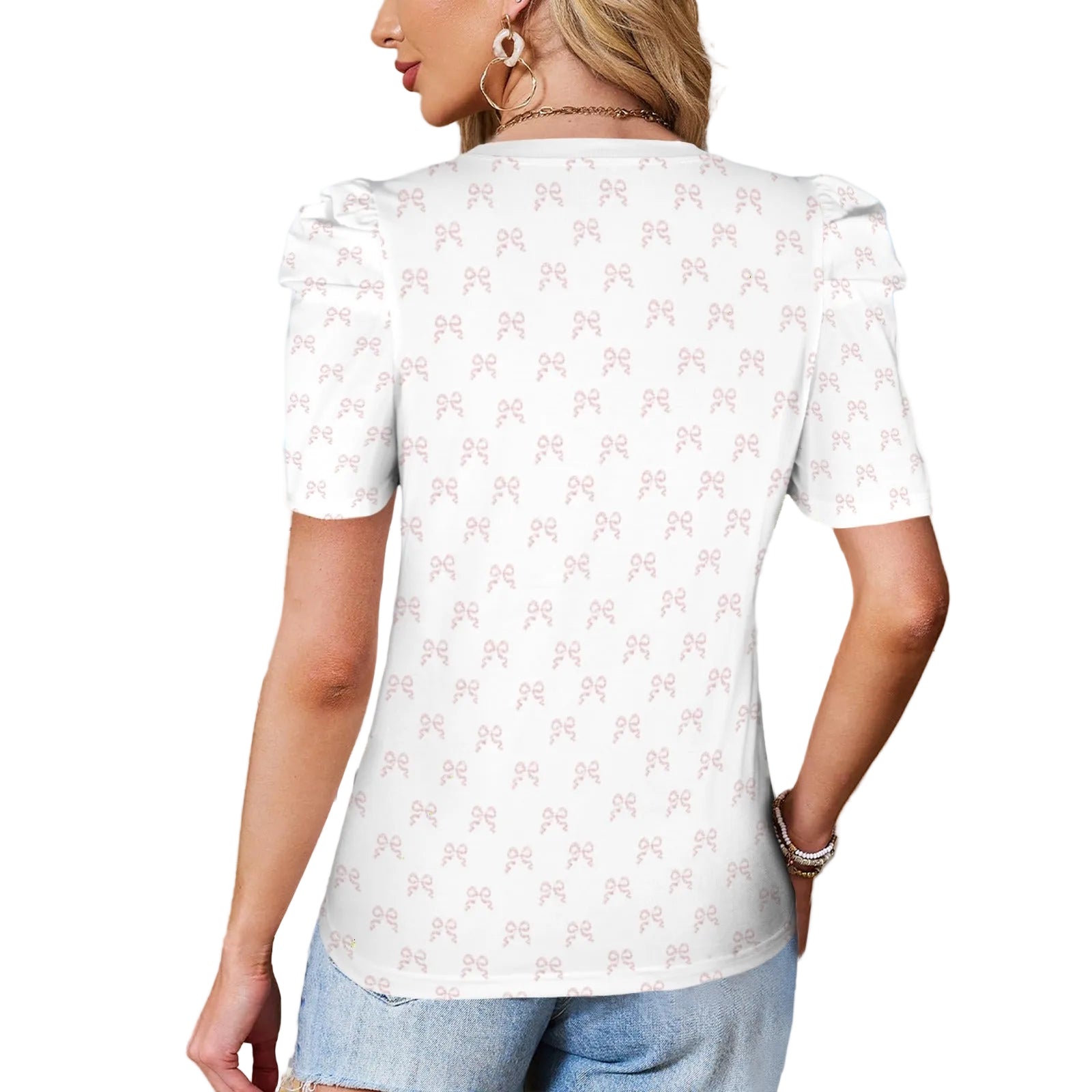 Puffy Sleeve Top - Collection I - Rococo Blush Petite